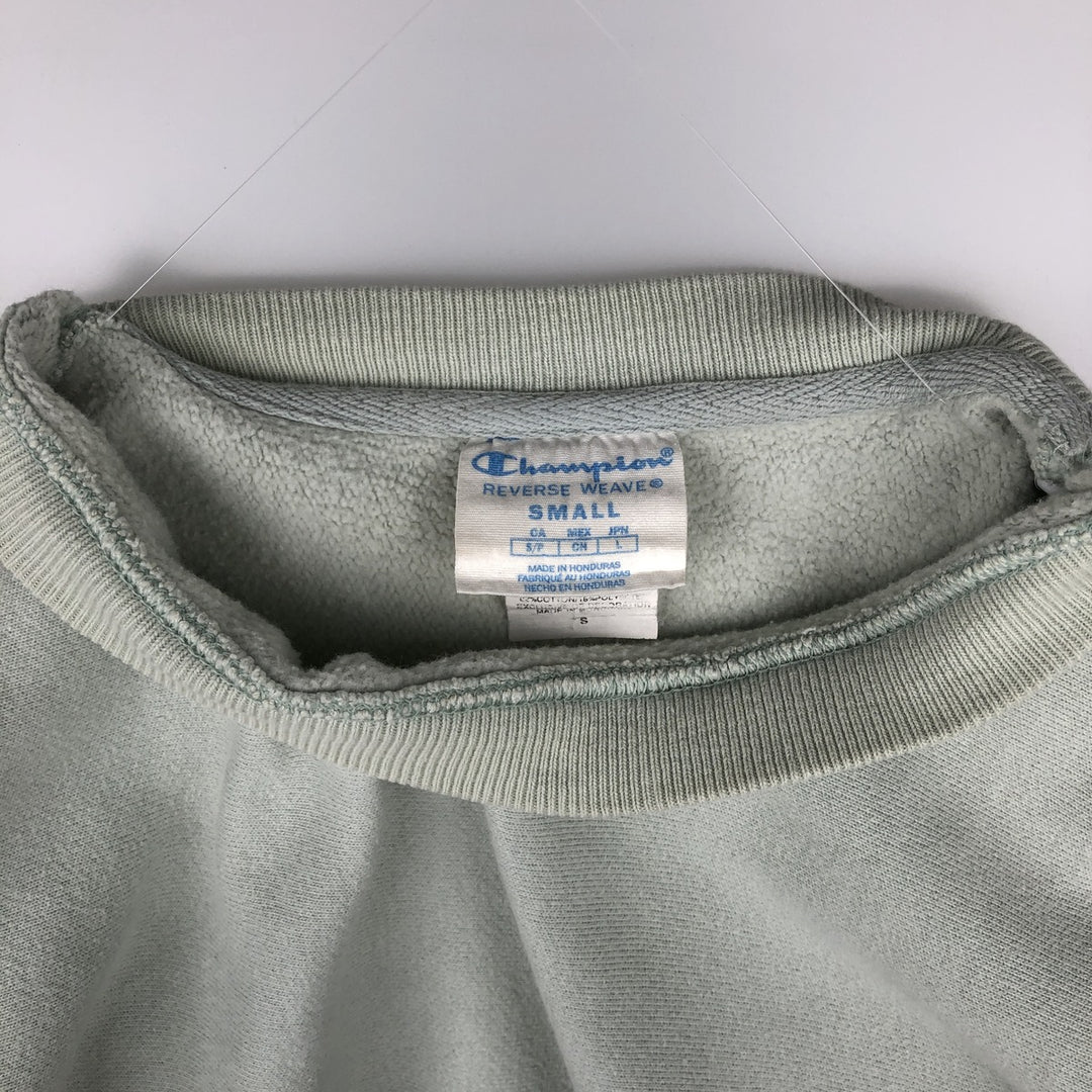 Champion REVERSE WEAVE Reverse Weave One Point Logo Sweatshirt Trainer Men's S cotton Mint green Vintage Second Hand