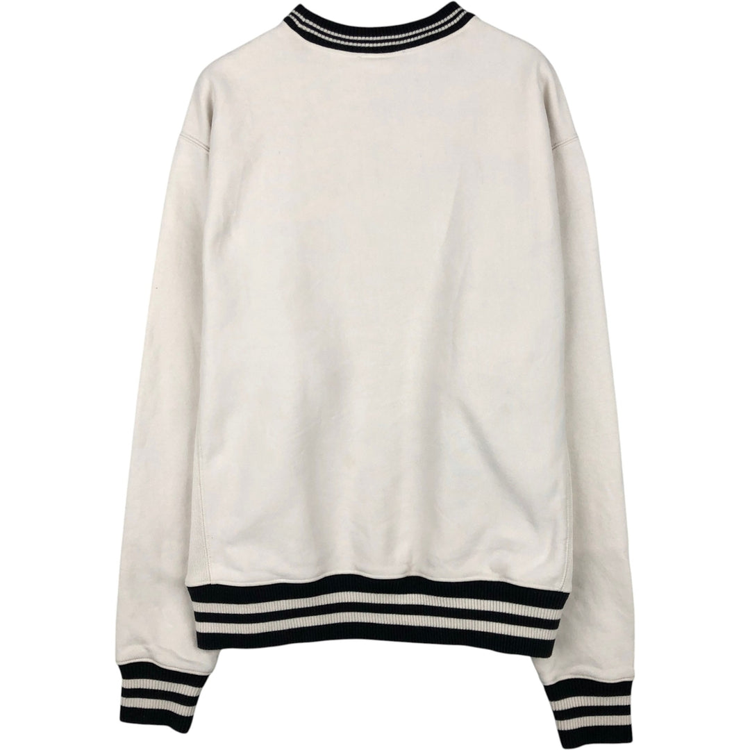Champion REVERSE WEAVE Reverse Weave One Point Logo Sweatshirt Trainer Men's M cotton ivory Vintage Second Hand
