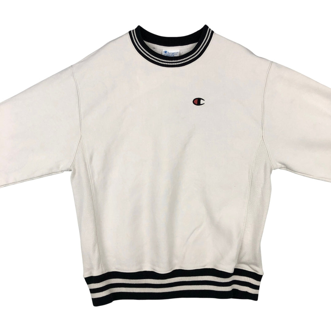 Champion REVERSE WEAVE Reverse Weave One Point Logo Sweatshirt Trainer Men's M cotton ivory Vintage Second Hand