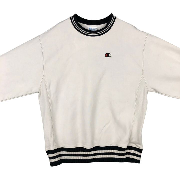 Champion REVERSE WEAVE Reverse Weave One Point Logo Sweatshirt Trainer Men's M cotton ivory Vintage Second Hand