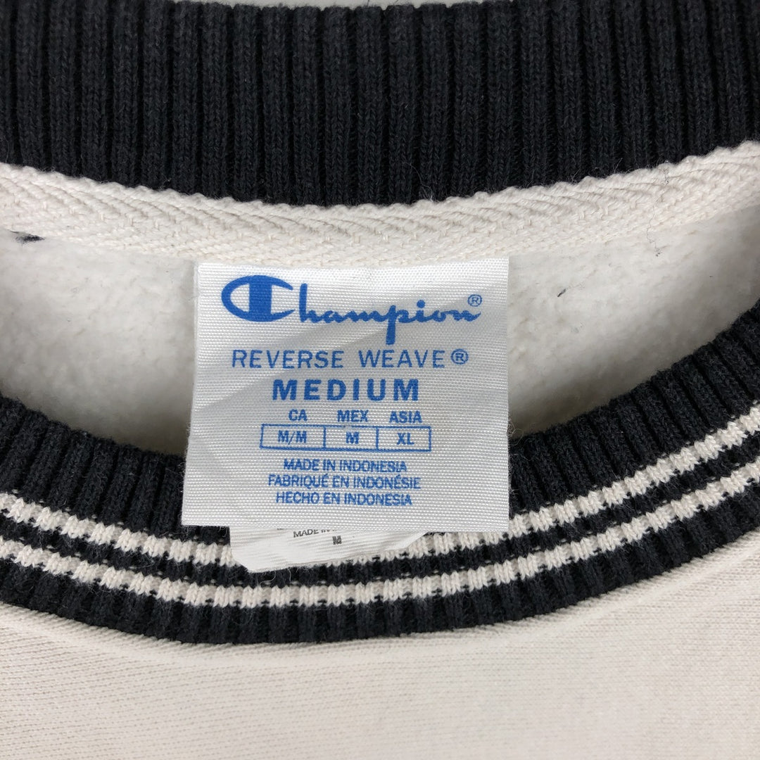 Champion REVERSE WEAVE Reverse Weave One Point Logo Sweatshirt Trainer Men's M cotton ivory Vintage Second Hand