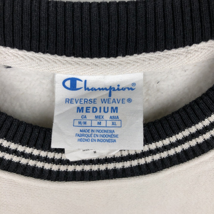 Champion REVERSE WEAVE Reverse Weave One Point Logo Sweatshirt Trainer Men's M cotton ivory Vintage Second Hand