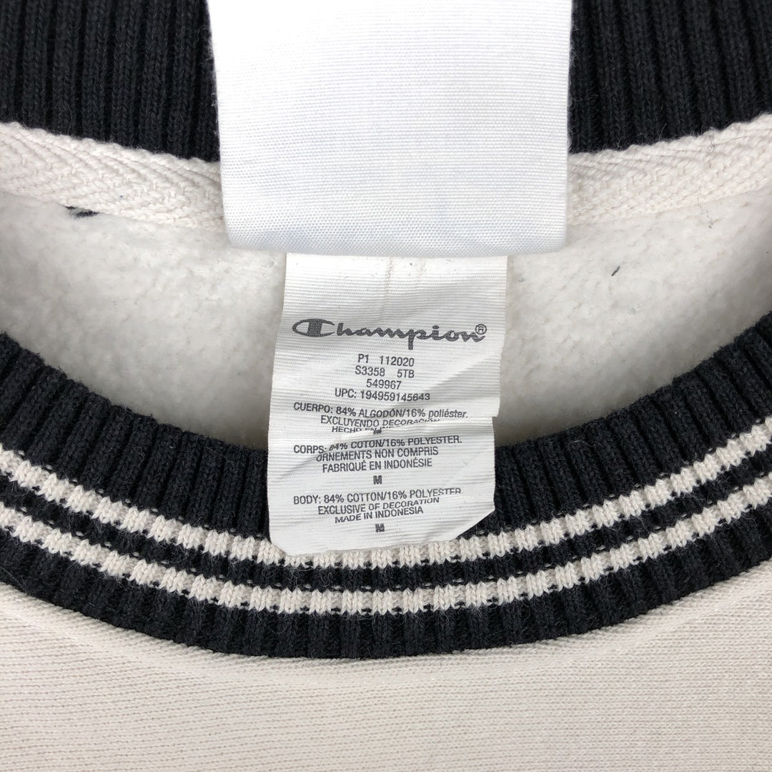 Champion REVERSE WEAVE Reverse Weave One Point Logo Sweatshirt Trainer Men's M cotton ivory Vintage Second Hand