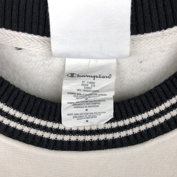 Champion REVERSE WEAVE Reverse Weave One Point Logo Sweatshirt Trainer Men's M cotton ivory Vintage Second Hand