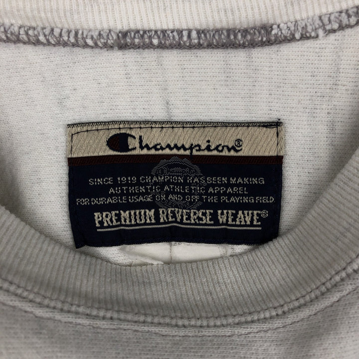 2000'S Champion Premium Reverse Weave Plain Blank Sweatshirt, Men's XL equivalent, No logo. unclear white type Vintage Second Hand