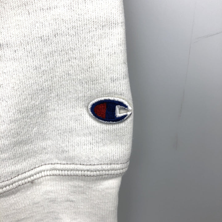 2000'S Champion Premium Reverse Weave Plain Blank Sweatshirt, Men's XL equivalent, No logo. unclear white type Vintage Second Hand