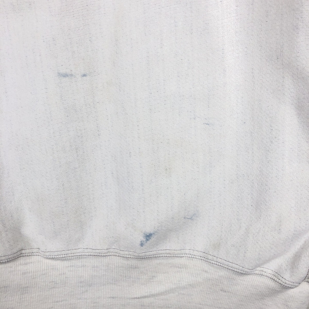 2000'S Champion Premium Reverse Weave Plain Blank Sweatshirt, Men's XL equivalent, No logo. unclear white type Vintage Second Hand