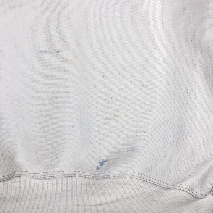 2000'S Champion Premium Reverse Weave Plain Blank Sweatshirt, Men's XL equivalent, No logo. unclear white type Vintage Second Hand