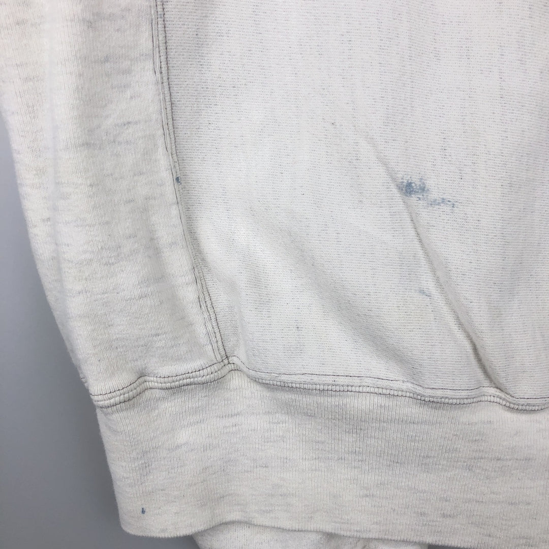 2000'S Champion Premium Reverse Weave Plain Blank Sweatshirt, Men's XL equivalent, No logo. unclear white type Vintage Second Hand