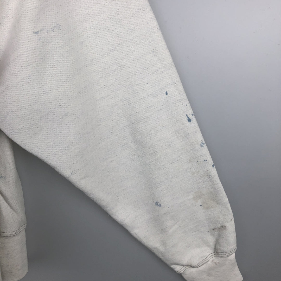2000'S Champion Premium Reverse Weave Plain Blank Sweatshirt, Men's XL equivalent, No logo. unclear white type Vintage Second Hand