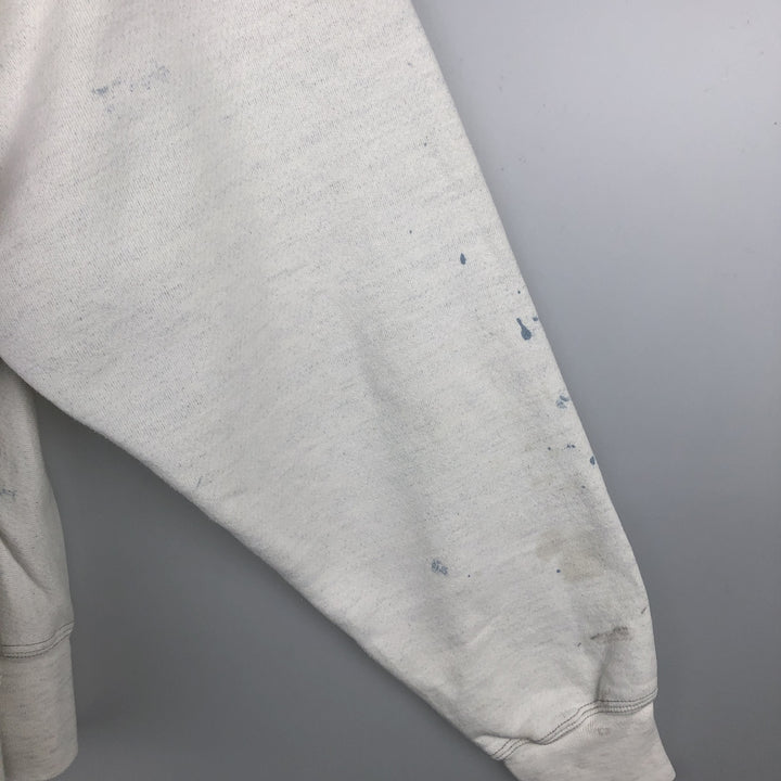 2000'S Champion Premium Reverse Weave Plain Blank Sweatshirt, Men's XL equivalent, No logo. unclear white type Vintage Second Hand