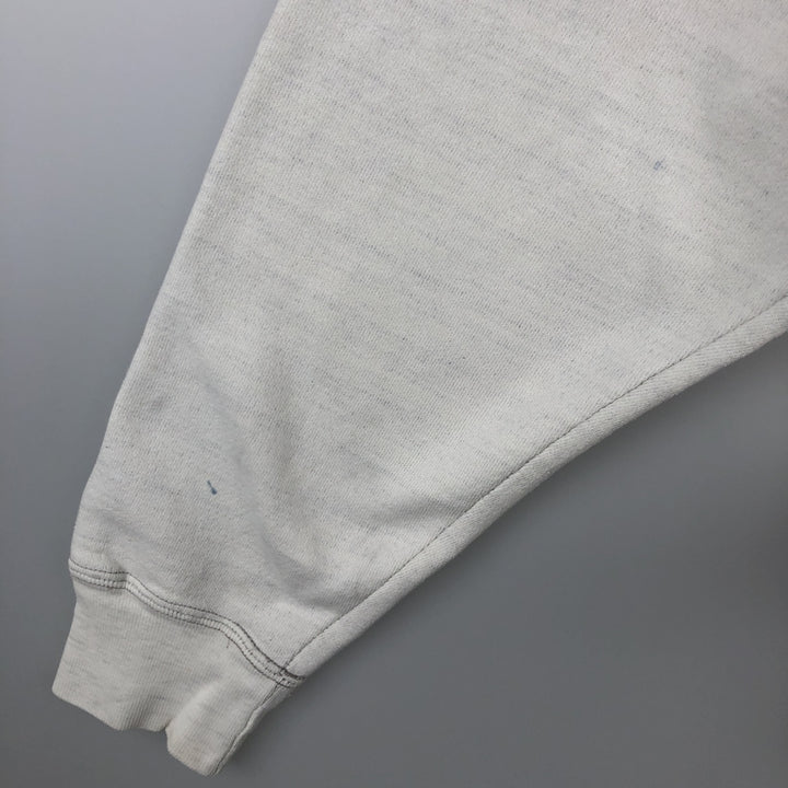 2000'S Champion Premium Reverse Weave Plain Blank Sweatshirt, Men's XL equivalent, No logo. unclear white type Vintage Second Hand