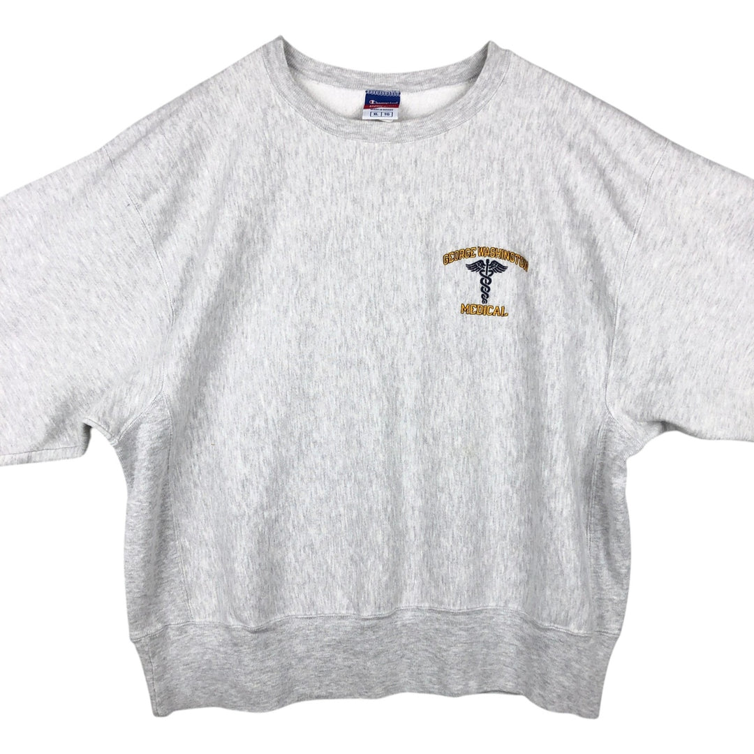 Champion REVERSE WEAVE Reverse Weave College Sweatshirt Trainer Men's XL cotton gray type Vintage Second Hand