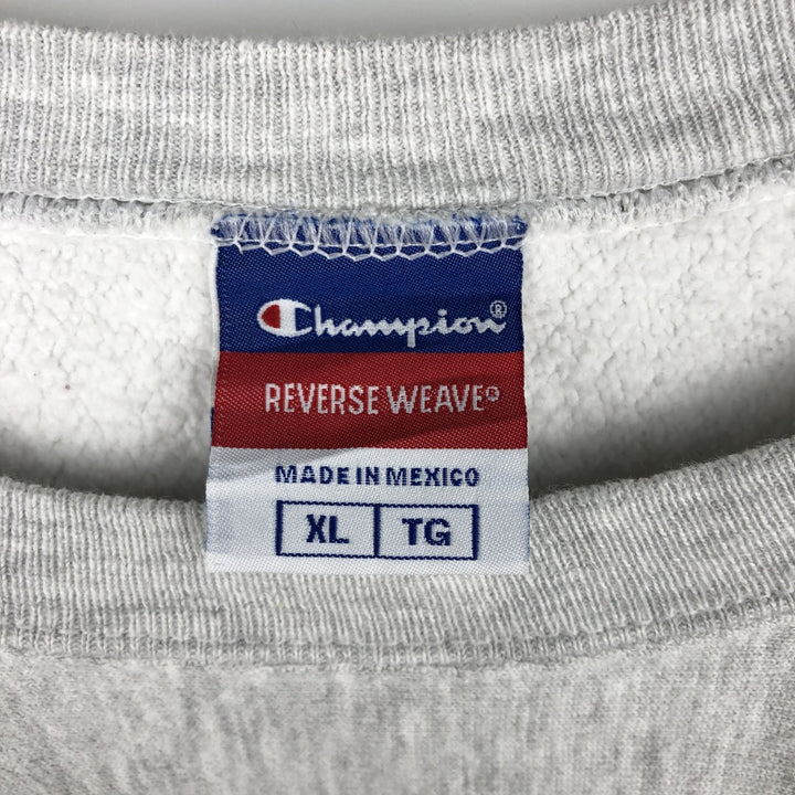 Champion REVERSE WEAVE Reverse Weave College Sweatshirt Trainer Men's XL cotton gray type Vintage Second Hand