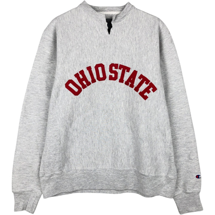 2000'S Champion Original Reverse Weave Cut-Off College Sweatshirt (Men's Size S) cotton gray type Vintage Second Hand