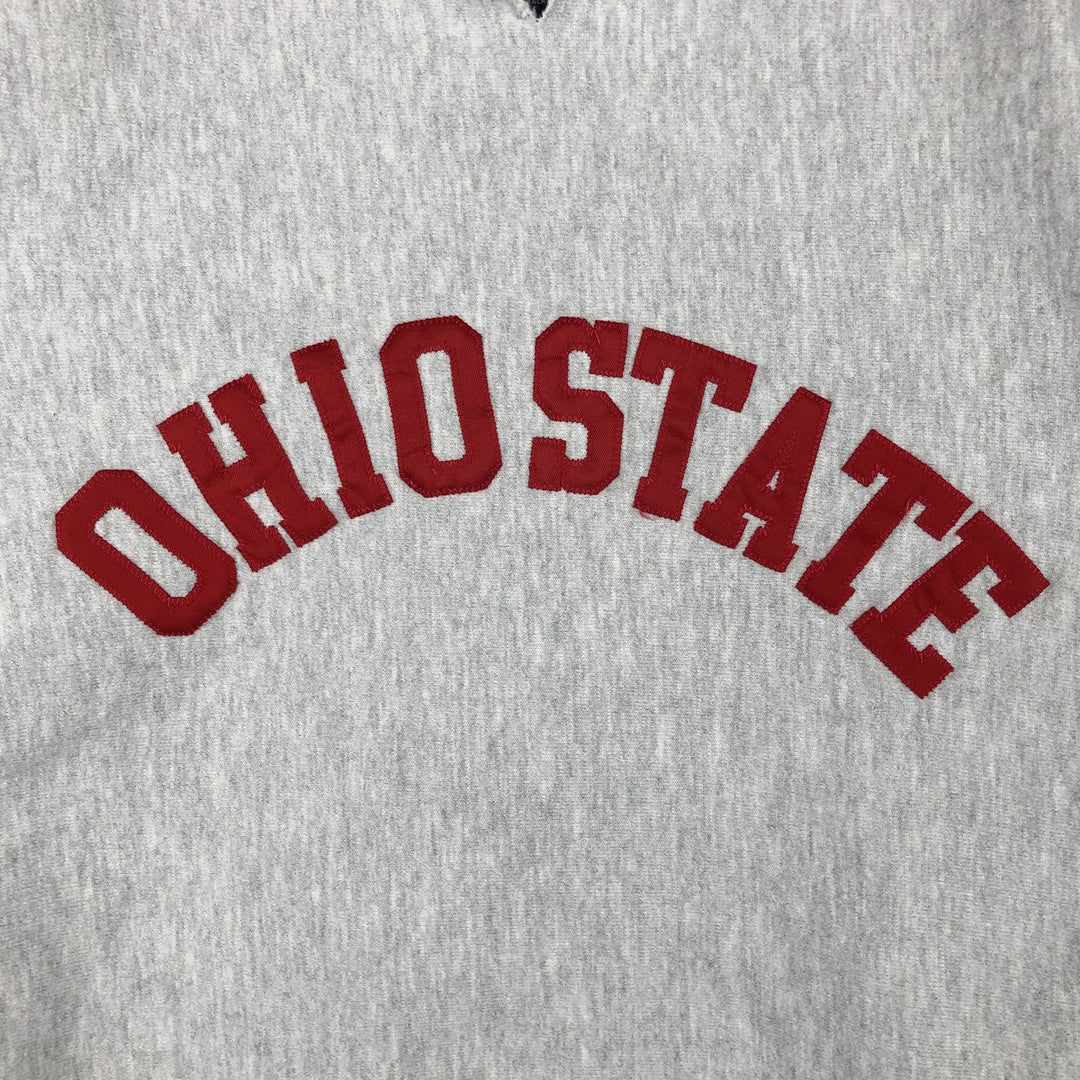 2000'S Champion Original Reverse Weave Cut-Off College Sweatshirt (Men's Size S) cotton gray type Vintage Second Hand