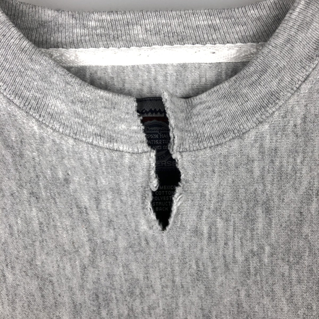 2000'S Champion Original Reverse Weave Cut-Off College Sweatshirt (Men's Size S) cotton gray type Vintage Second Hand
