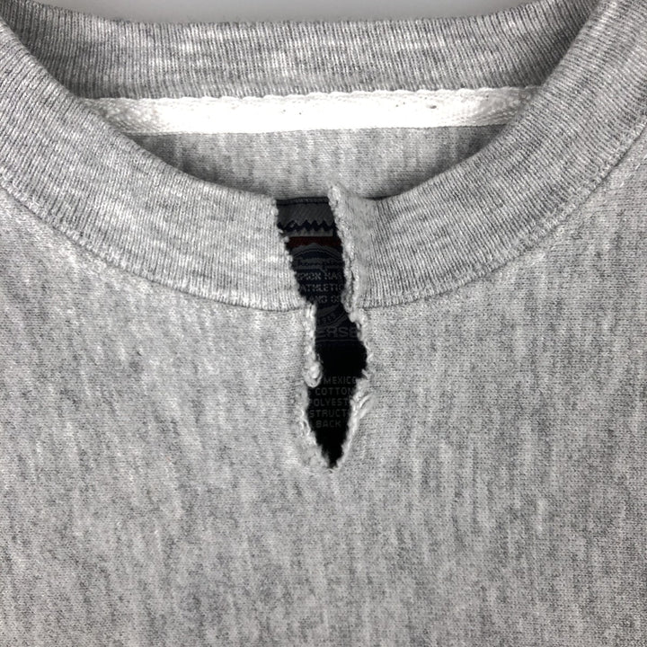 2000'S Champion Original Reverse Weave Cut-Off College Sweatshirt (Men's Size S) cotton gray type Vintage Second Hand