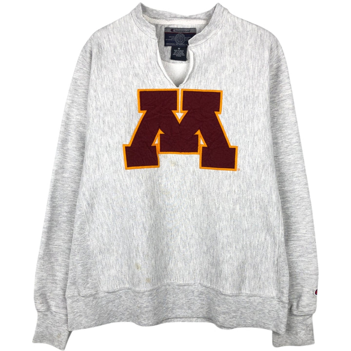 2000'S Champion Original Reverse Weave Cut-Off College Sweatshirt (Men's Size M) cotton gray type Vintage Second Hand