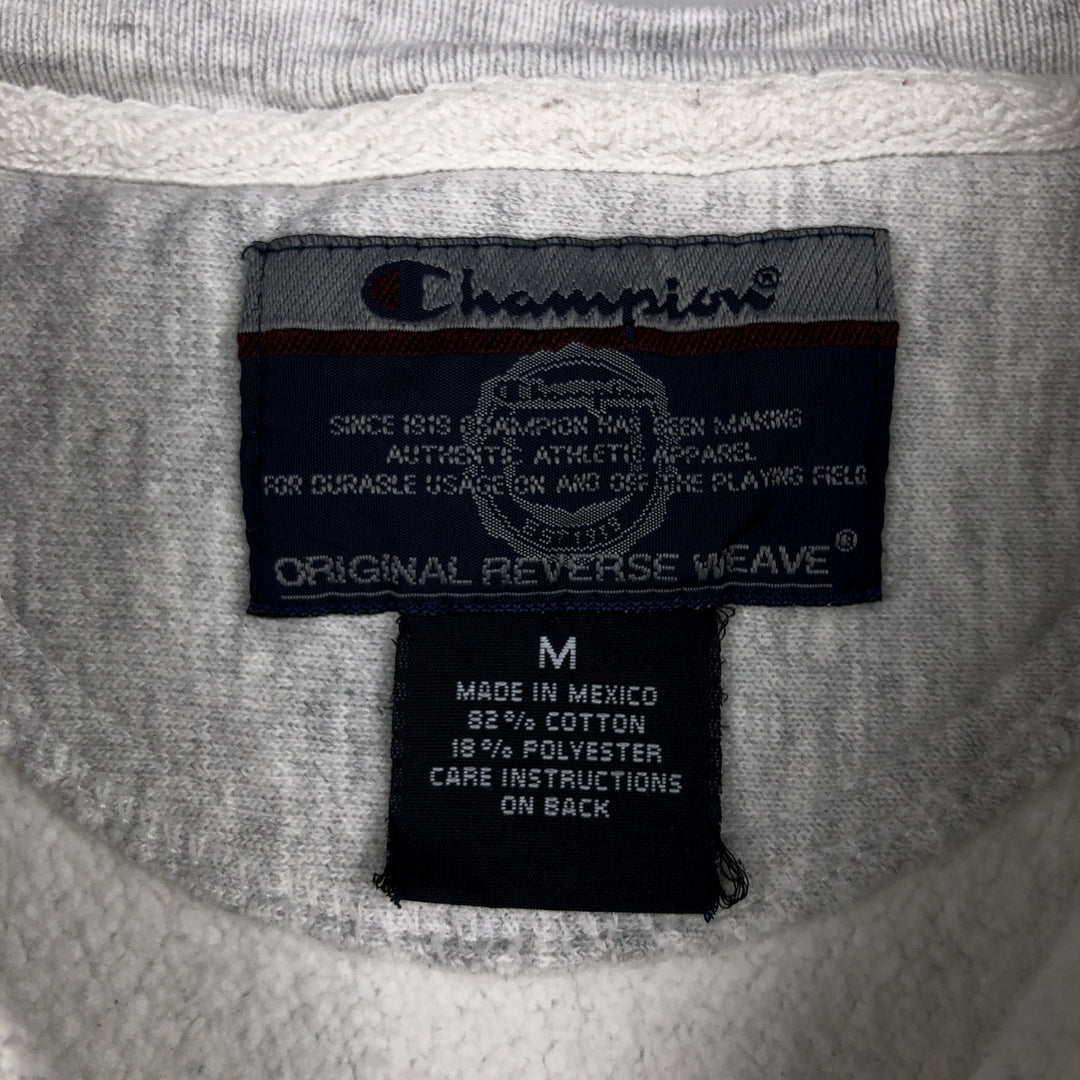 2000'S Champion Original Reverse Weave Cut-Off College Sweatshirt (Men's Size M) cotton gray type Vintage Second Hand