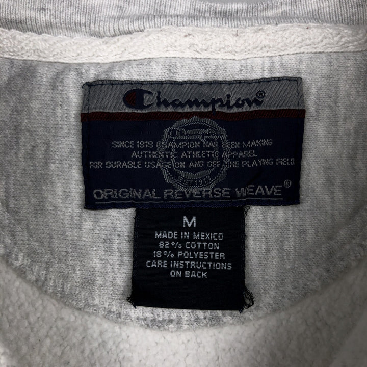 2000'S Champion Original Reverse Weave Cut-Off College Sweatshirt (Men's Size M) cotton gray type Vintage Second Hand