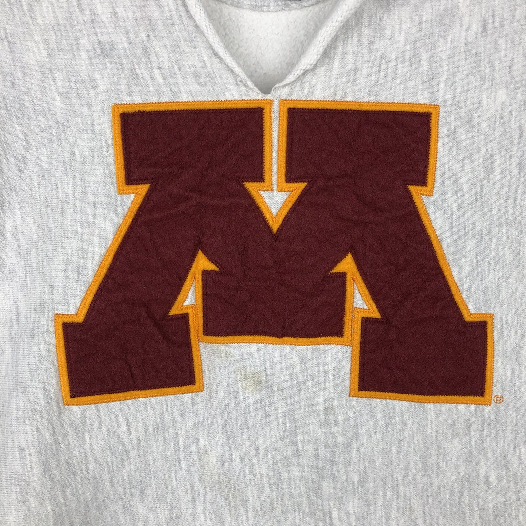 2000'S Champion Original Reverse Weave Cut-Off College Sweatshirt (Men's Size M) cotton gray type Vintage Second Hand
