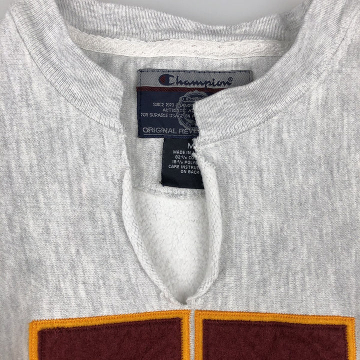 2000'S Champion Original Reverse Weave Cut-Off College Sweatshirt (Men's Size M) cotton gray type Vintage Second Hand