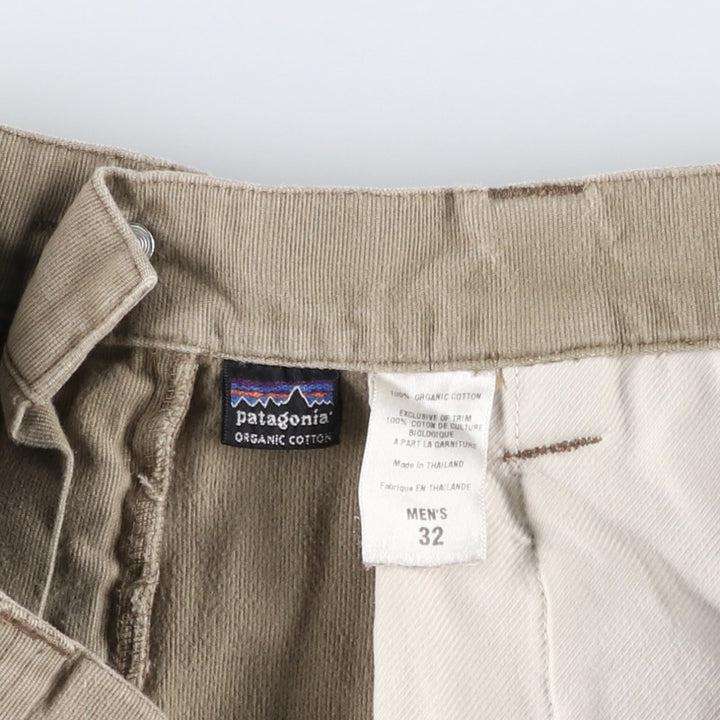 2000'S Patagonia Brushed Ridge Pants 55305F4 Cotton Pants Men's W32 equivalent Organic cotton Beige type Vintage Second Hand