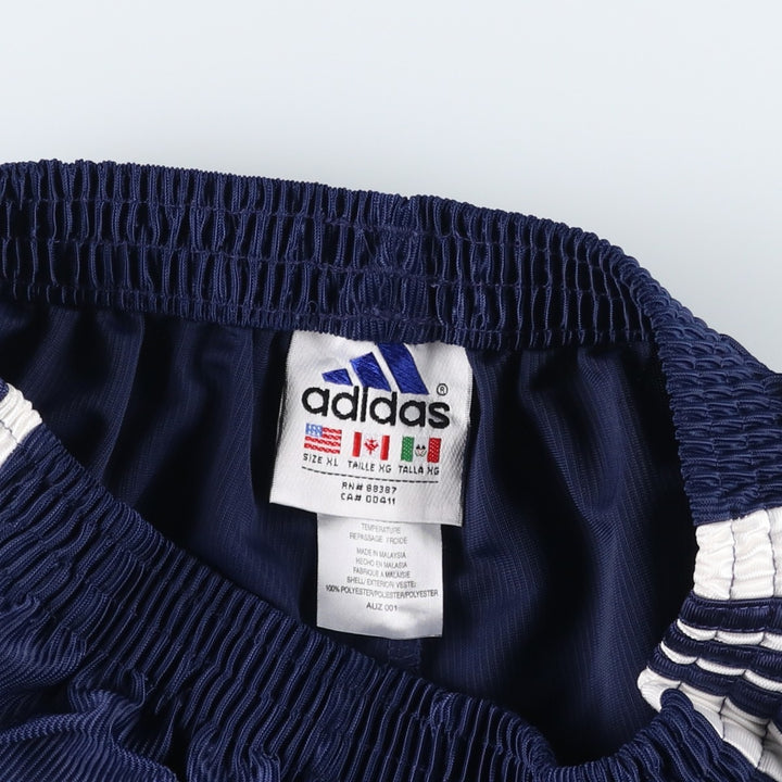 90s-00'S Adidas track pants, women's size XL equivalent. polyester navy blue type Vintage Second Hand
