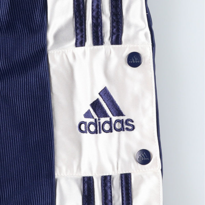 90s-00'S Adidas track pants, women's size XL equivalent. polyester navy blue type Vintage Second Hand
