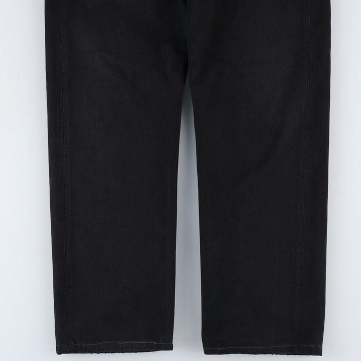 1990'S Levi's 00501-0165 Euro Model Black Denim Straight Leg Jeans, Made in England, Men's W33 (approx.), Vintage cotton black type Vintage Second Hand