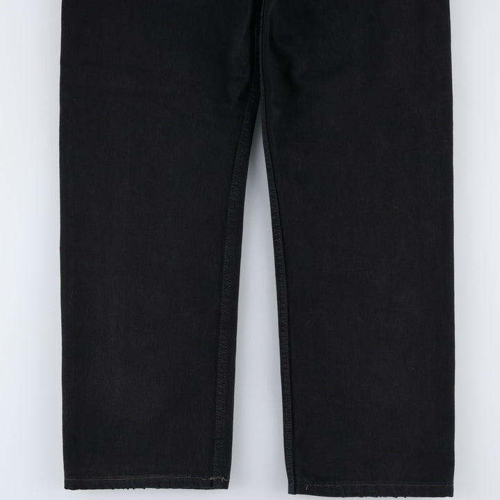 1990'S Levi's 00501-0165 Euro Model Black Denim Straight Leg Jeans, Made in England, Men's W33 (approx.), Vintage cotton black type Vintage Second Hand