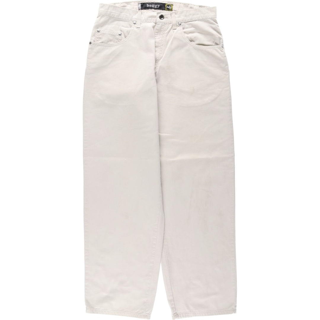 90'S Levi's Silver Tab Baggy Chino Pants, Made in USA, Men's, Size W32, Vintage cotton Beige type Vintage Second Hand