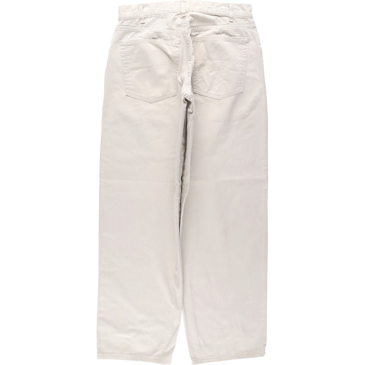 90'S Levi's Silver Tab Baggy Chino Pants, Made in USA, Men's, Size W32, Vintage cotton Beige type Vintage Second Hand