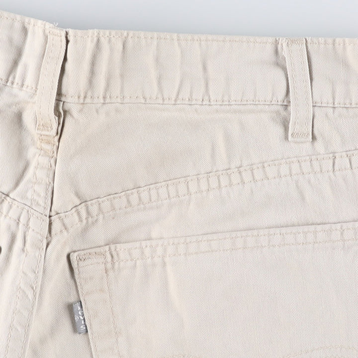 90'S Levi's Silver Tab Baggy Chino Pants, Made in USA, Men's, Size W32, Vintage cotton Beige type Vintage Second Hand