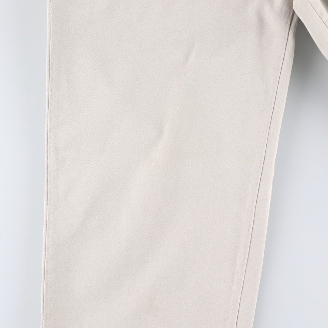 90'S Levi's Silver Tab Baggy Chino Pants, Made in USA, Men's, Size W32, Vintage cotton Beige type Vintage Second Hand
