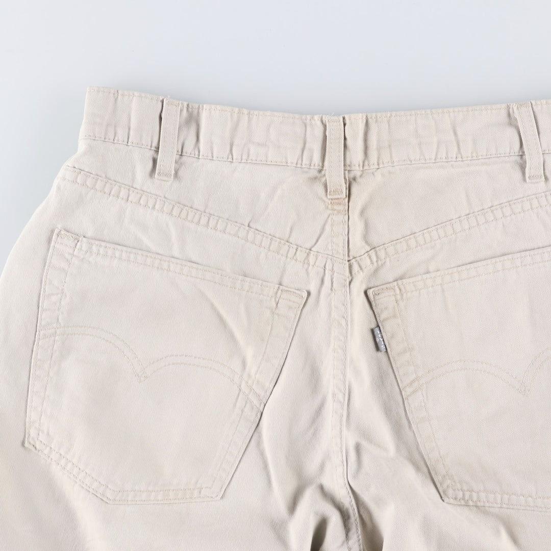 90'S Levi's Silver Tab Baggy Chino Pants, Made in USA, Men's, Size W32, Vintage cotton Beige type Vintage Second Hand