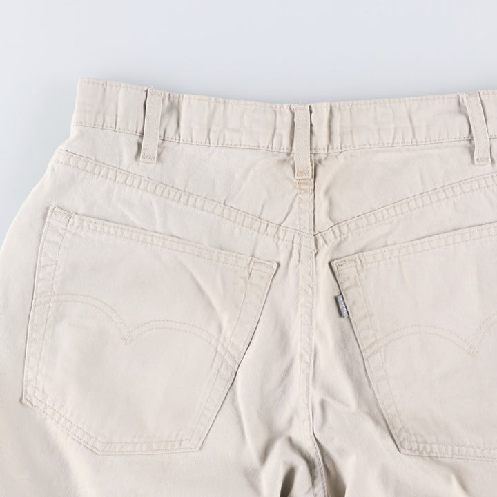 90'S Levi's Silver Tab Baggy Chino Pants, Made in USA, Men's, Size W32, Vintage cotton Beige type Vintage Second Hand