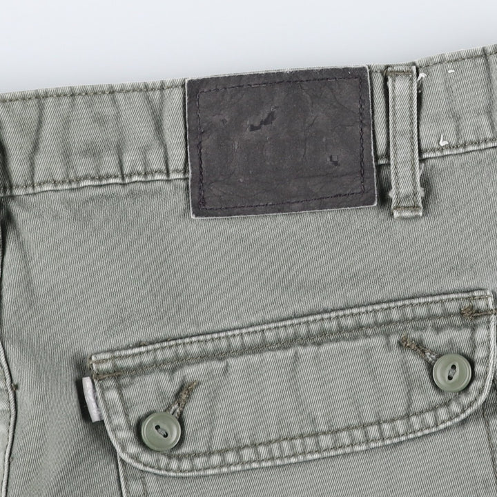Levi's Silver Tab Jeans Chino Cargo Pants, Men's Size W35 (approx.) cotton Khaki type Vintage Second Hand