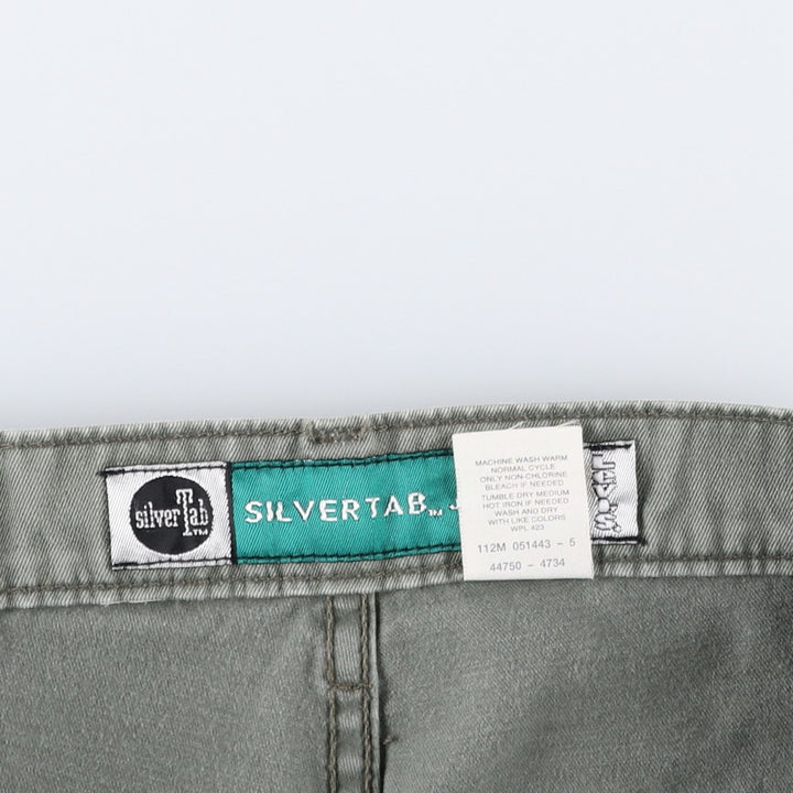Levi's Silver Tab Jeans Chino Cargo Pants, Men's Size W35 (approx.) cotton Khaki type Vintage Second Hand