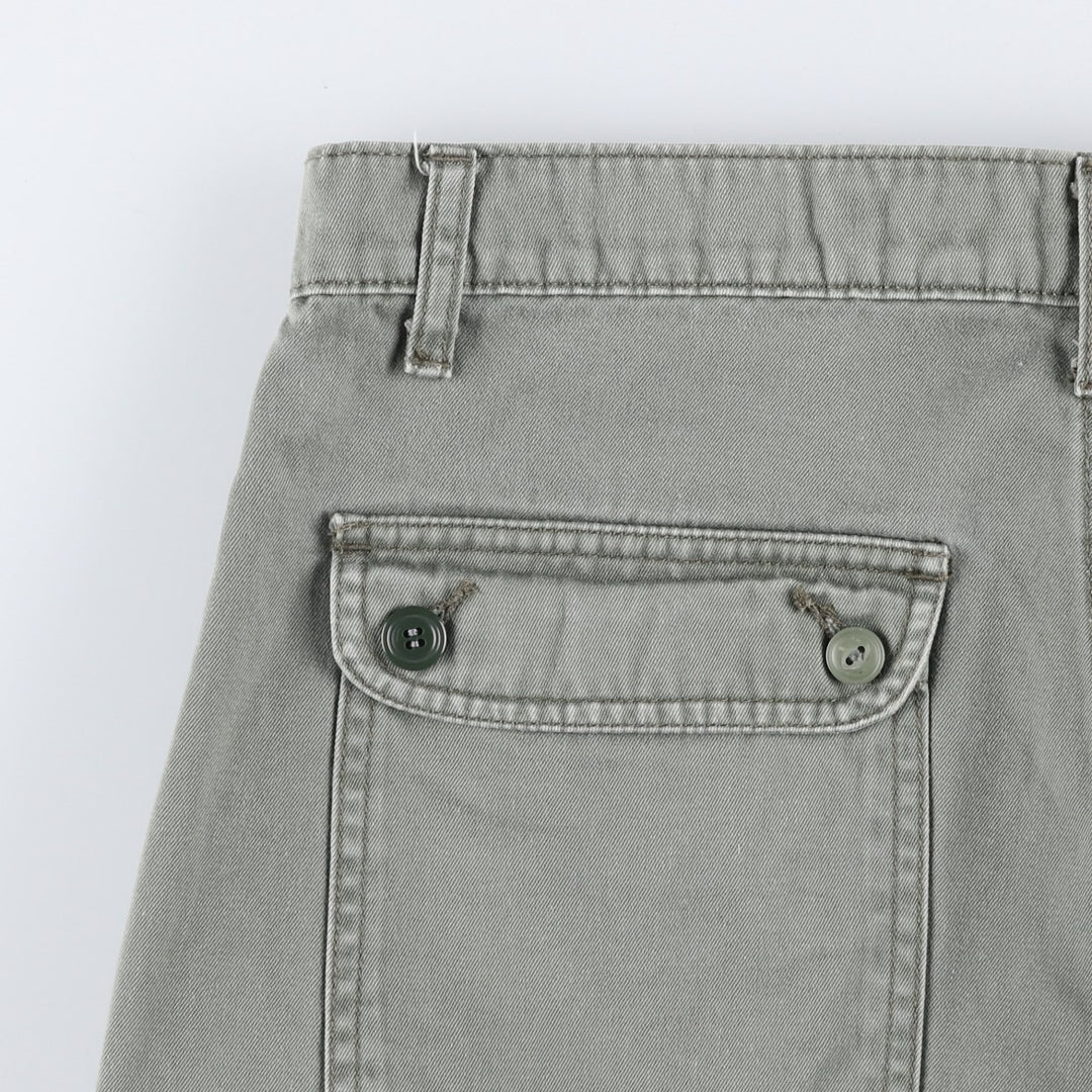 Levi's Silver Tab Jeans Chino Cargo Pants, Men's Size W35 (approx.) cotton Khaki type Vintage Second Hand