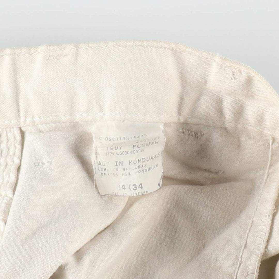 Dickies SHERWIN WILLIAMS Painter Pants for Men, W32 equivalent cotton white type Vintage Second Hand