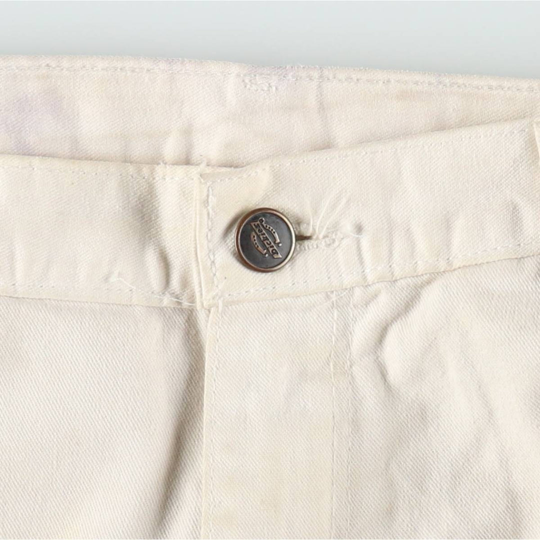 Dickies SHERWIN WILLIAMS Painter Pants for Men, W32 equivalent cotton white type Vintage Second Hand