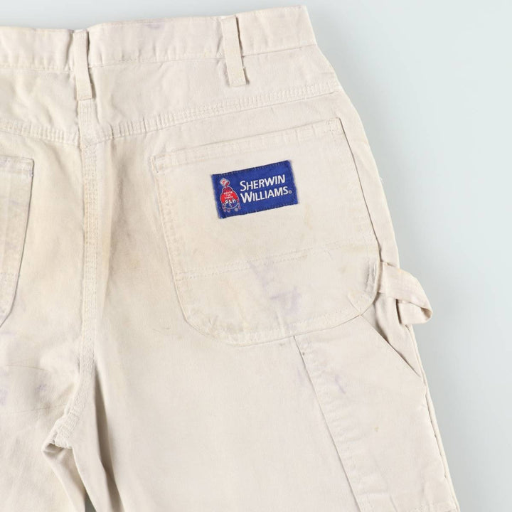 Dickies SHERWIN WILLIAMS Painter Pants for Men, W32 equivalent cotton white type Vintage Second Hand