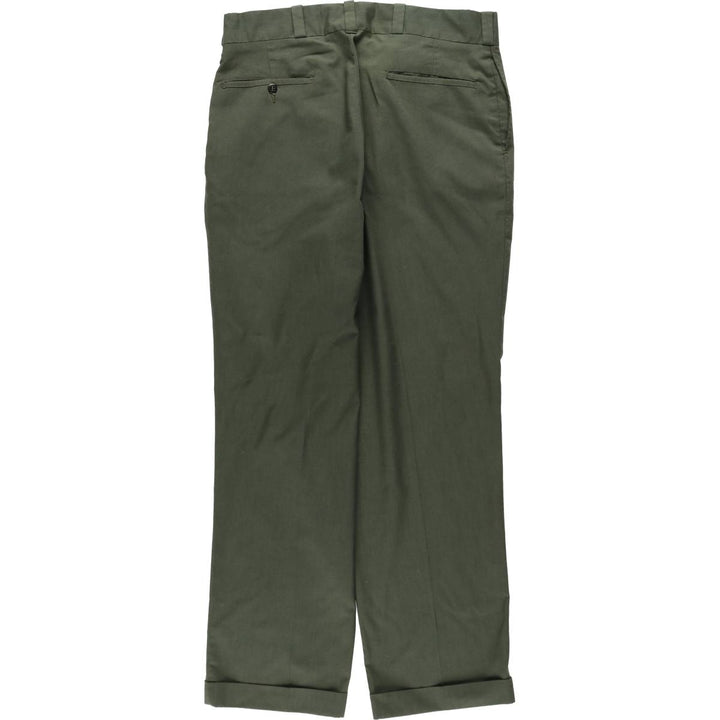 1970'S JCPenney BIG MAC Work Pants, Men's W35 (approx.), Vintage polyester Khaki type Vintage Second Hand