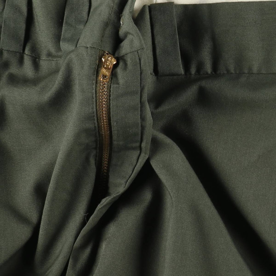 1970'S JCPenney BIG MAC Work Pants, Men's W35 (approx.), Vintage polyester Khaki type Vintage Second Hand