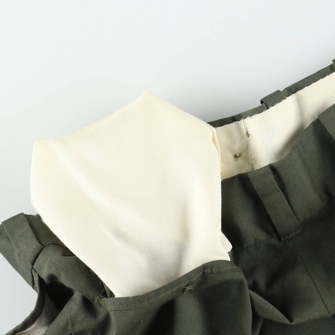 1970'S JCPenney BIG MAC Work Pants, Men's W35 (approx.), Vintage polyester Khaki type Vintage Second Hand