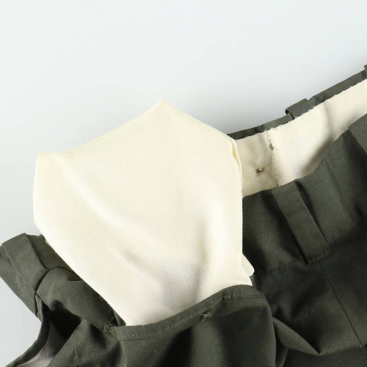 1970'S JCPenney BIG MAC Work Pants, Men's W35 (approx.), Vintage polyester Khaki type Vintage Second Hand