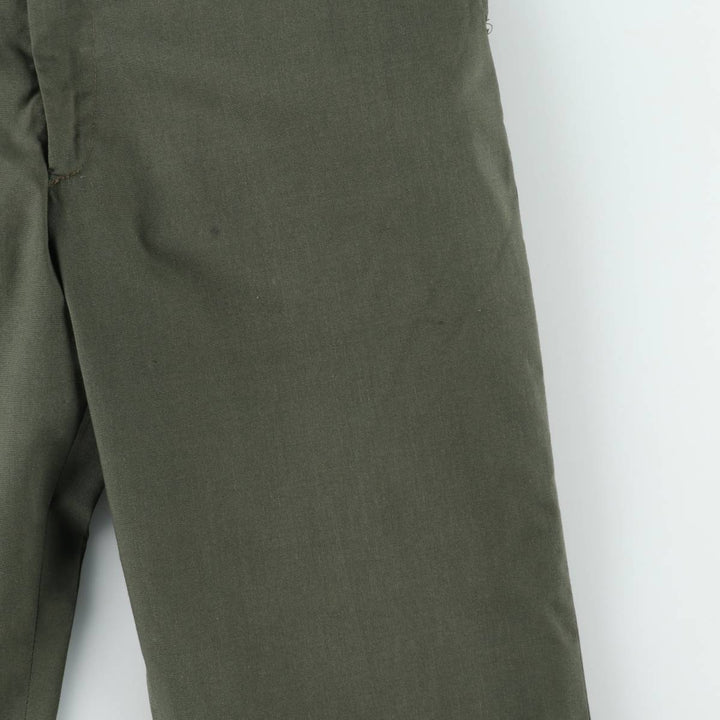 1970'S JCPenney BIG MAC Work Pants, Men's W35 (approx.), Vintage polyester Khaki type Vintage Second Hand