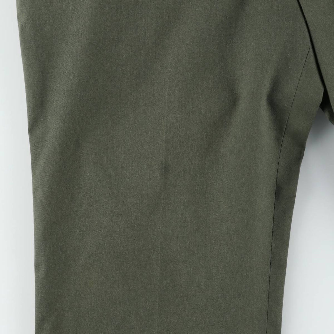 1970'S JCPenney BIG MAC Work Pants, Men's W35 (approx.), Vintage polyester Khaki type Vintage Second Hand